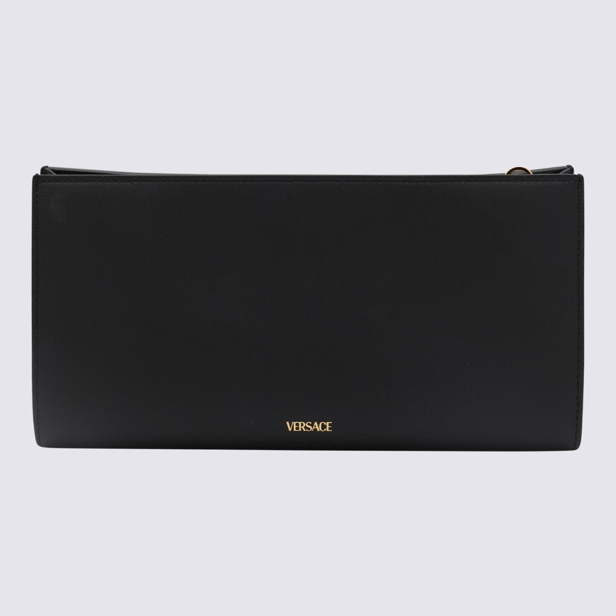 versace black clutches