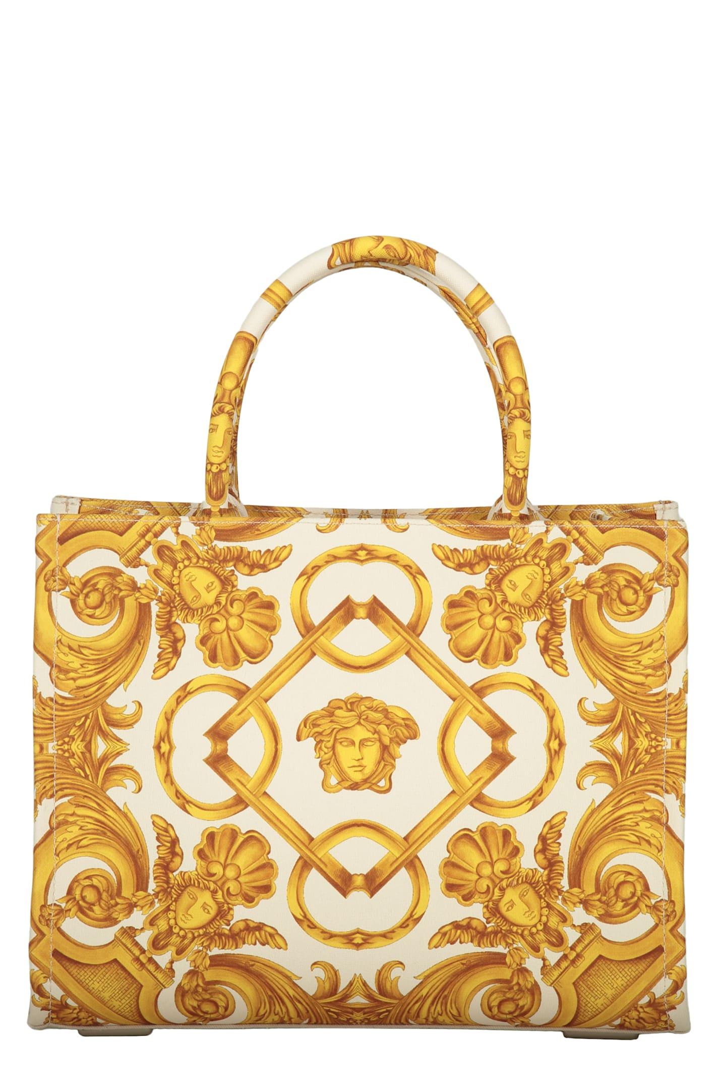 versace canvas tote bag
