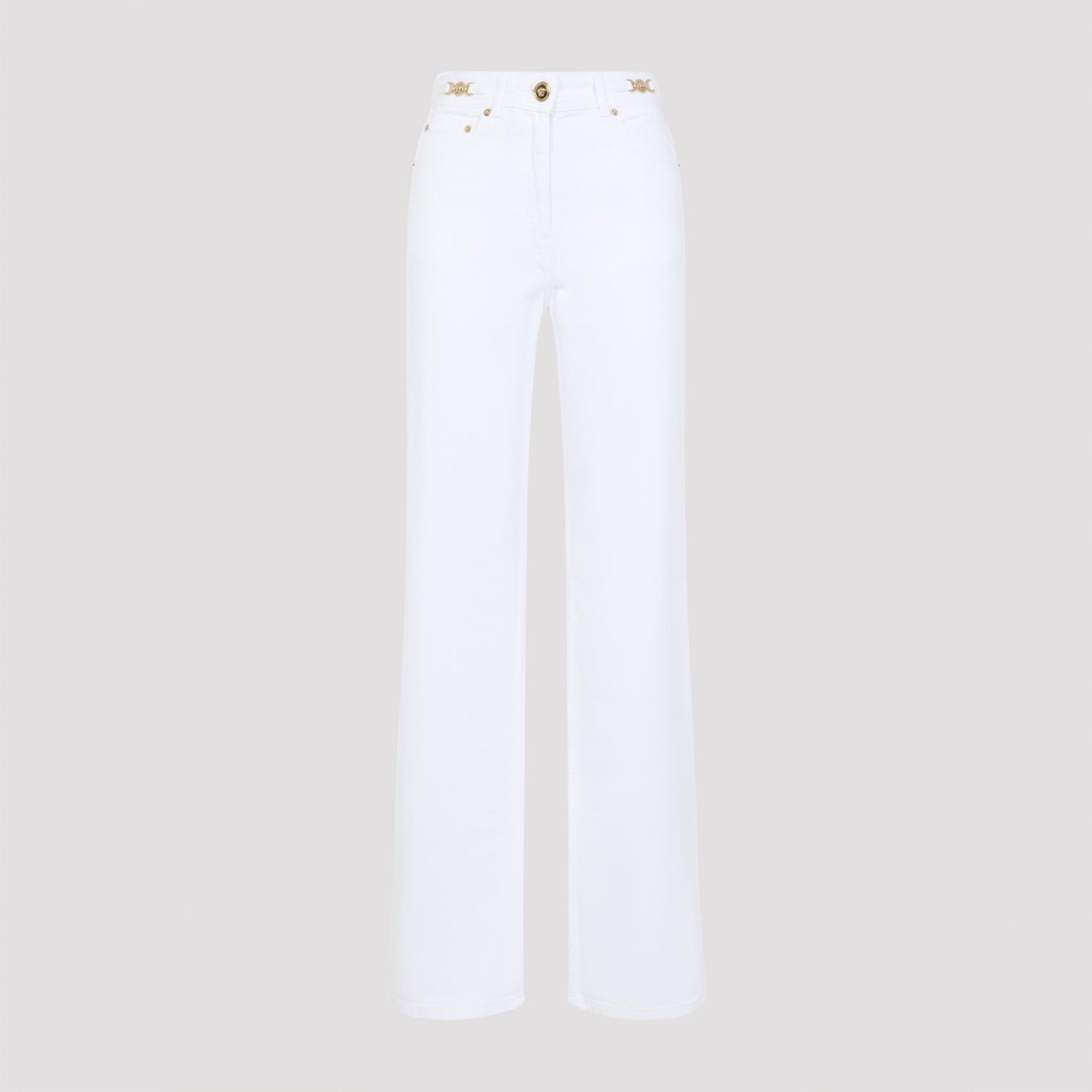 versace cotton jeans white - women