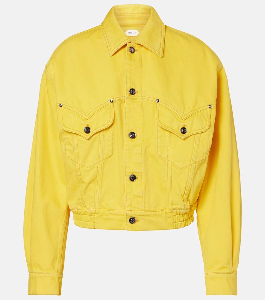 versace denim blouson jacket
