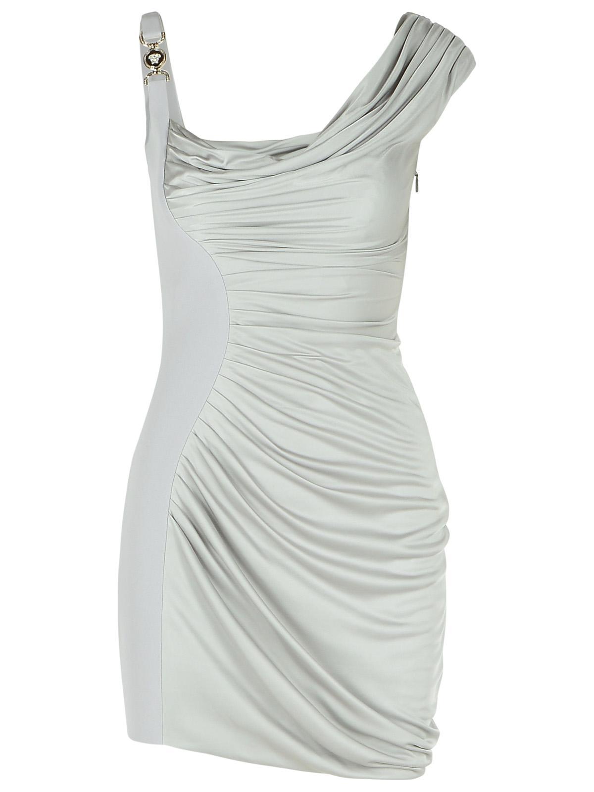 versace draped mini dress