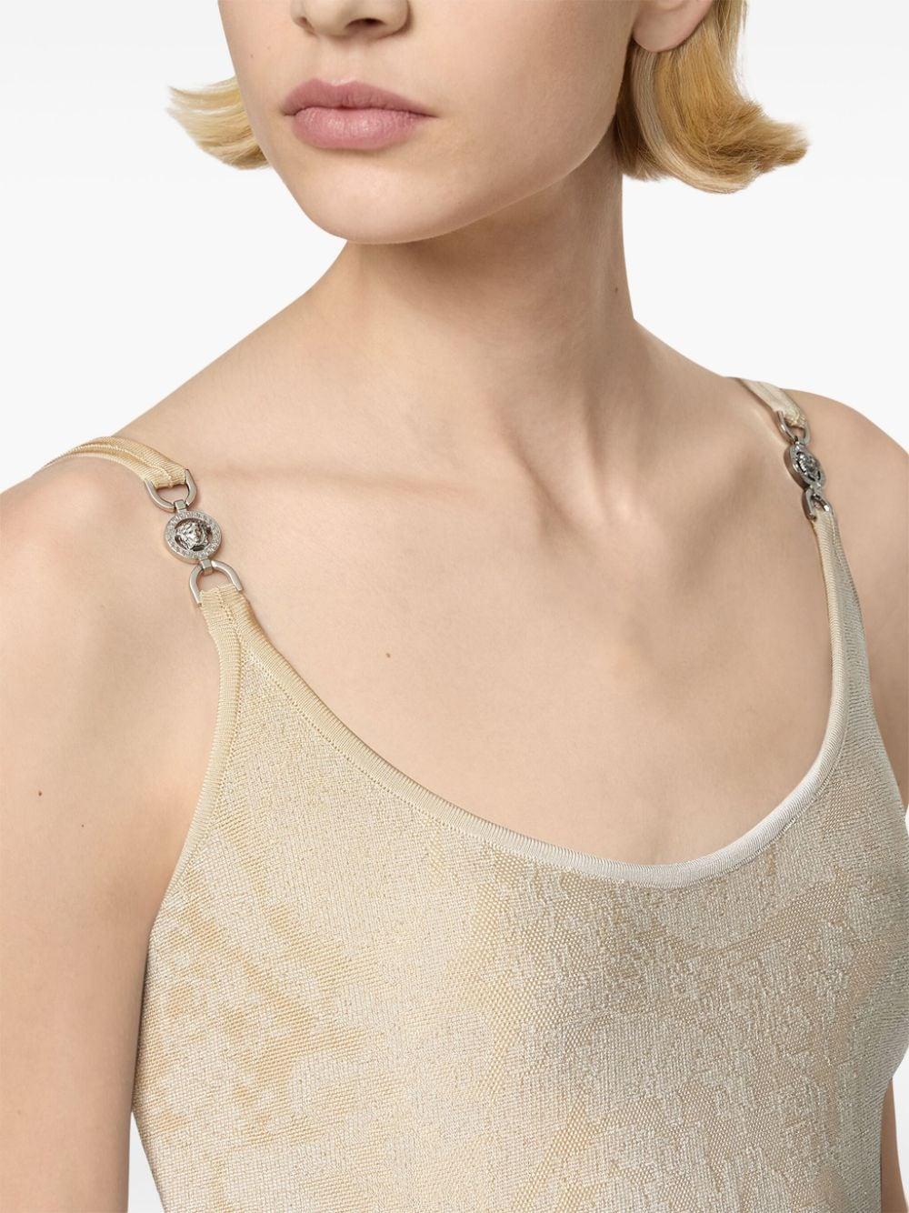 versace dresses beige - women