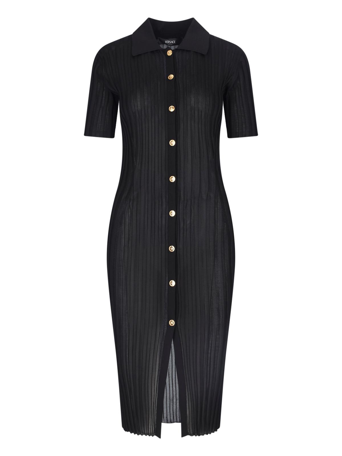 versace dresses black - women