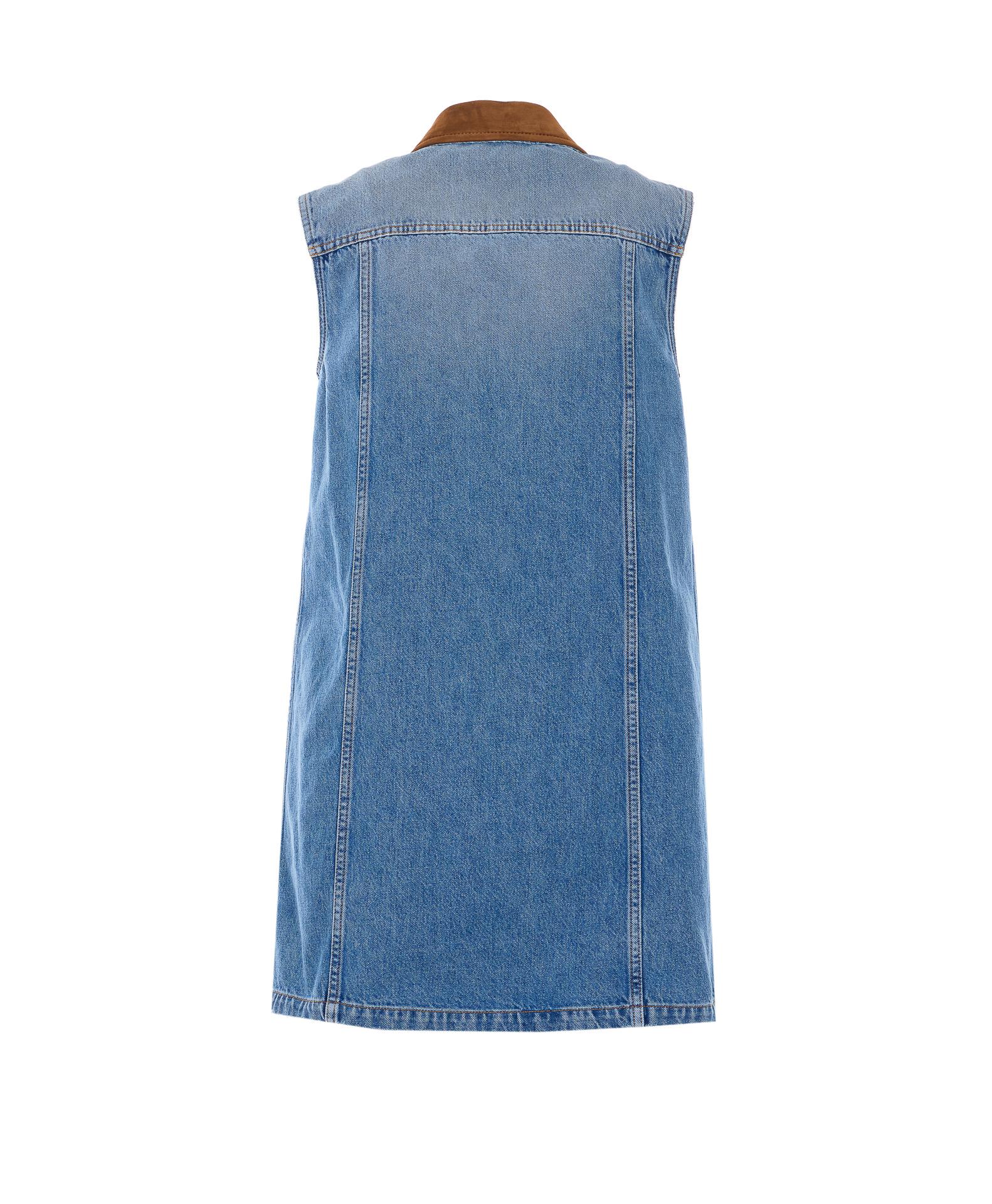 versace dresses blue cotton - women