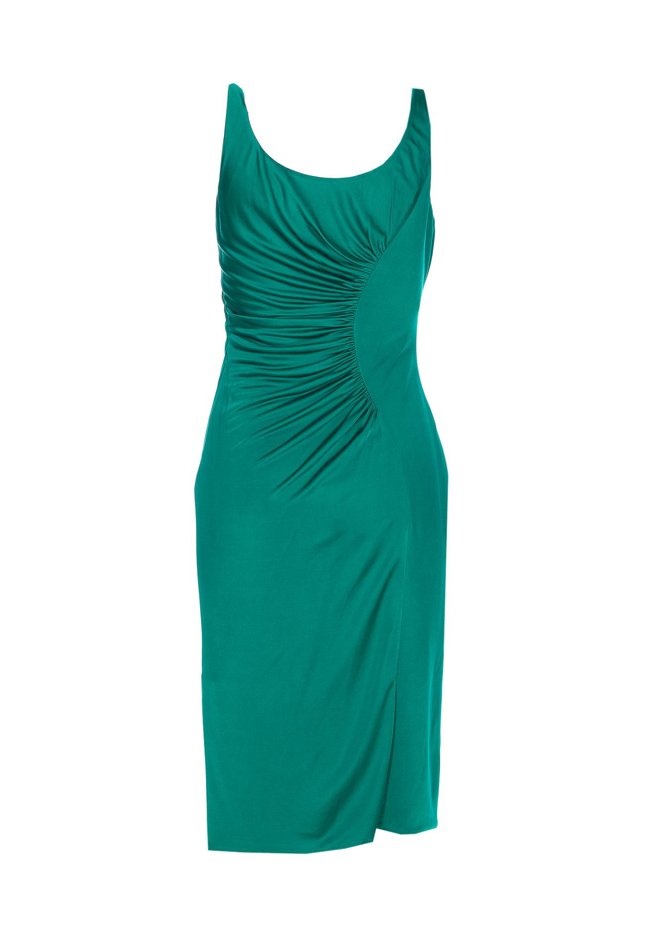 versace dresses green viscose - women