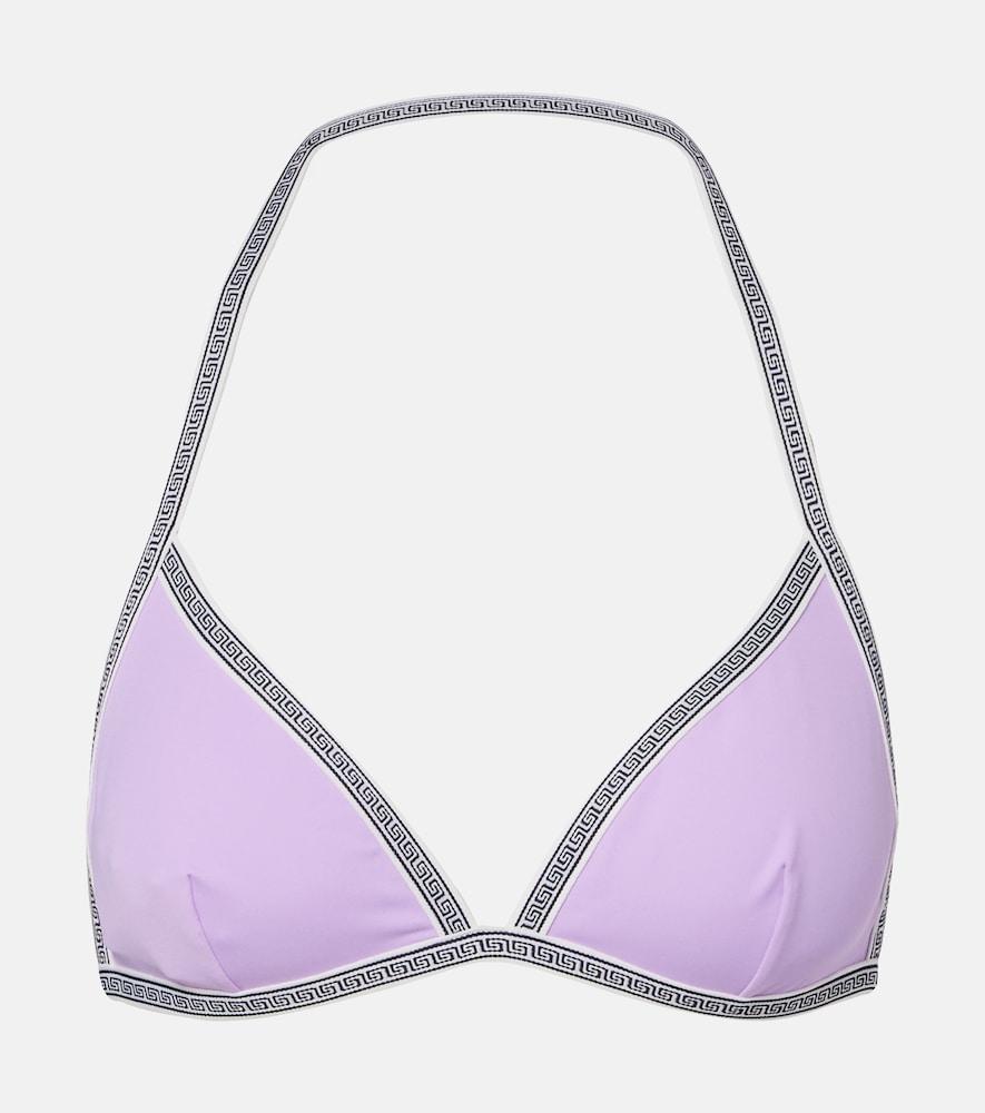 versace greca bikini top