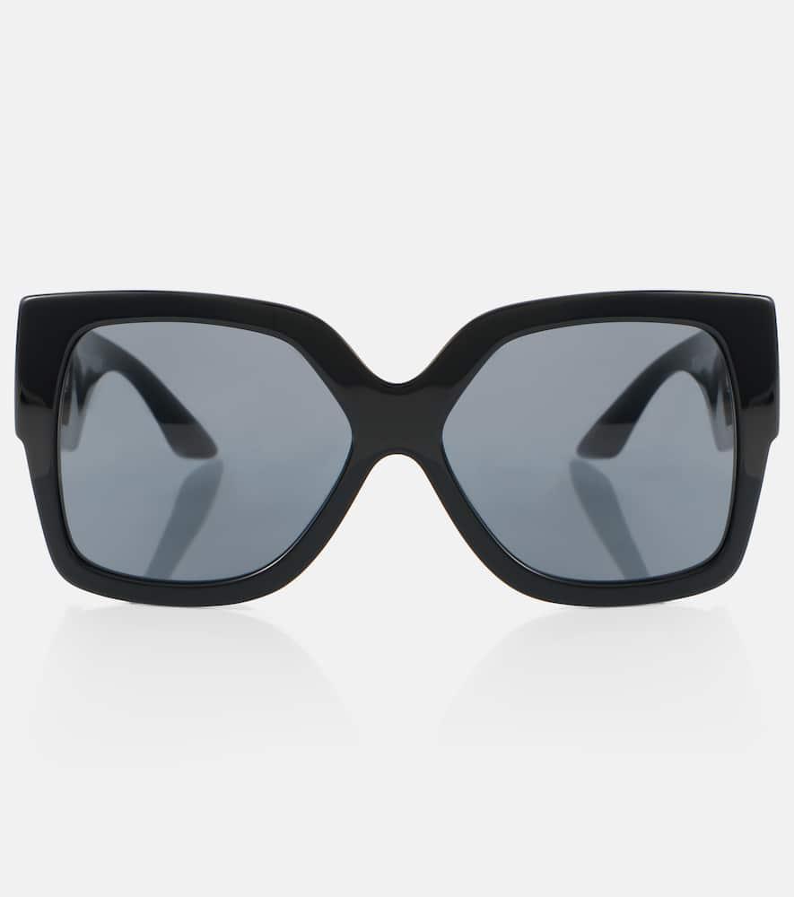 versace greca embellished oversized sunglasses