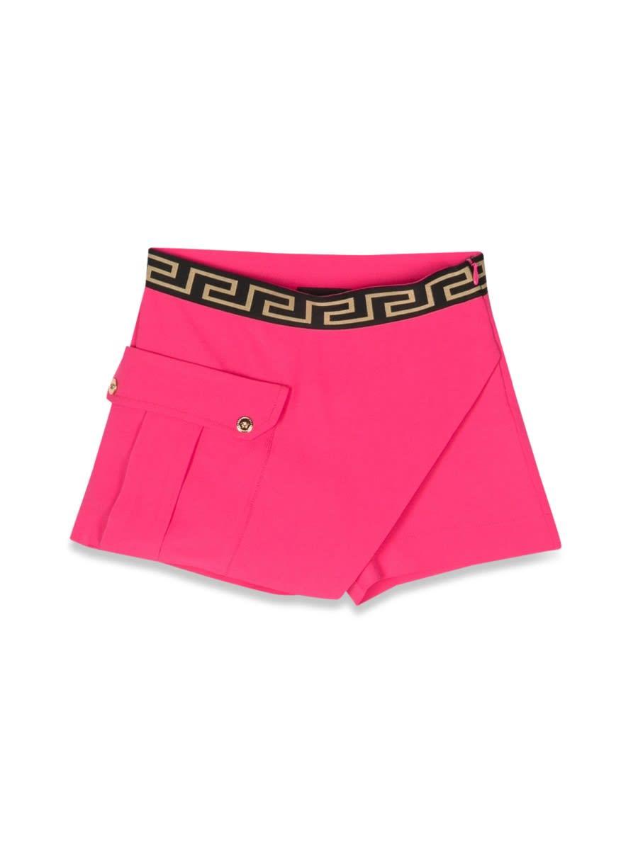 versace greek shorts