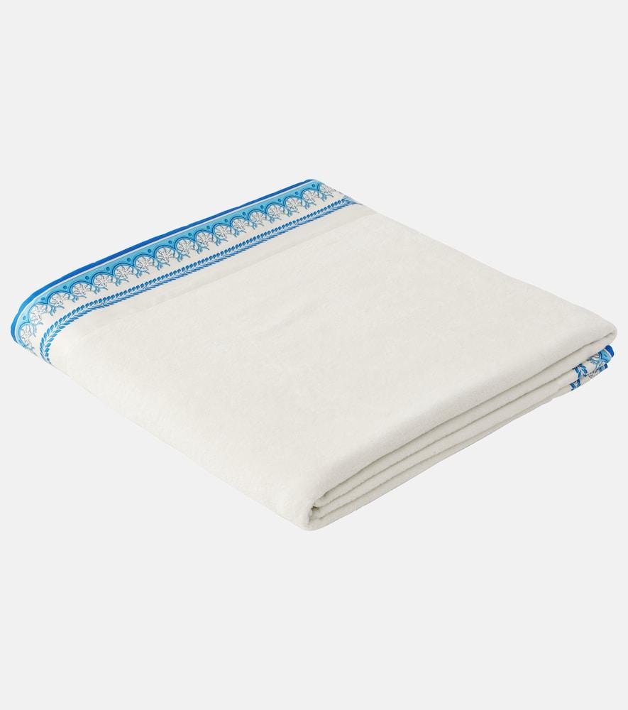 versace home underwater barocco cotton terry beach towel