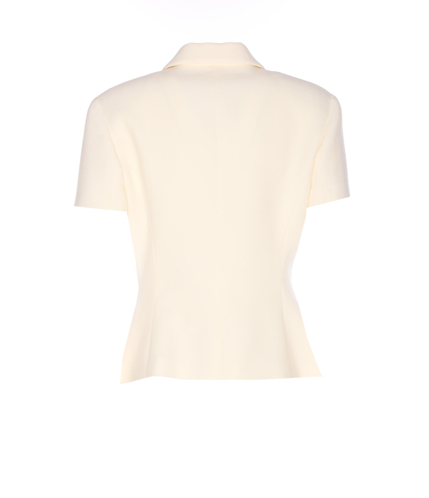 versace jackets white virgin wool - women