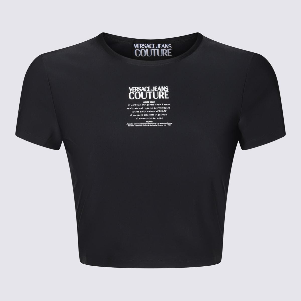 versace jeans couture black top