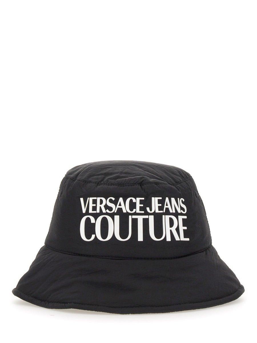 versace jeans couture bucket hat with logo