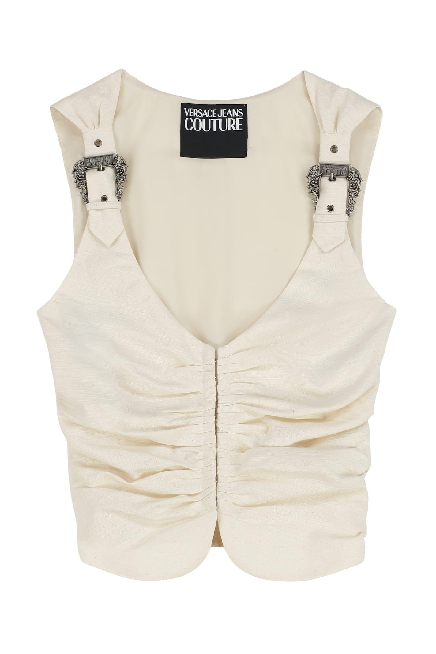 versace jeans couture cotton top