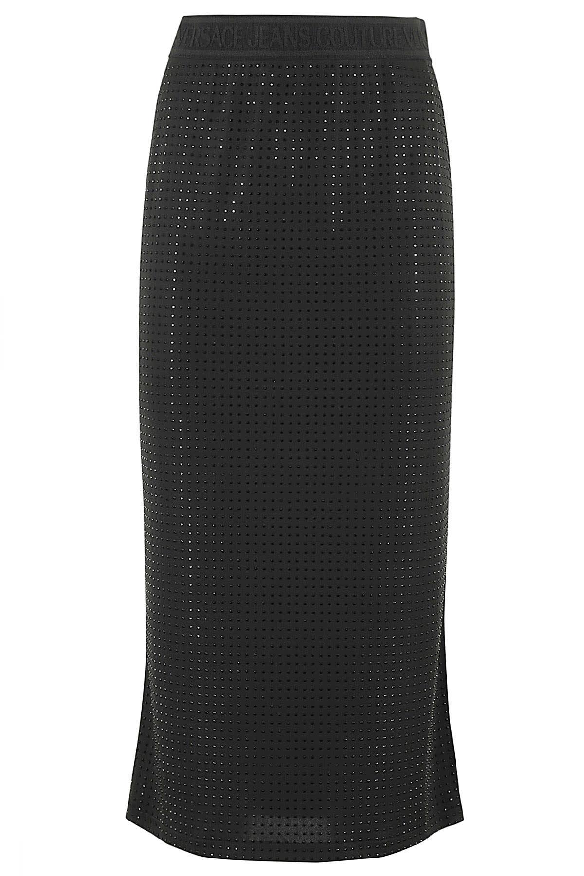 versace jeans couture crystal skirt