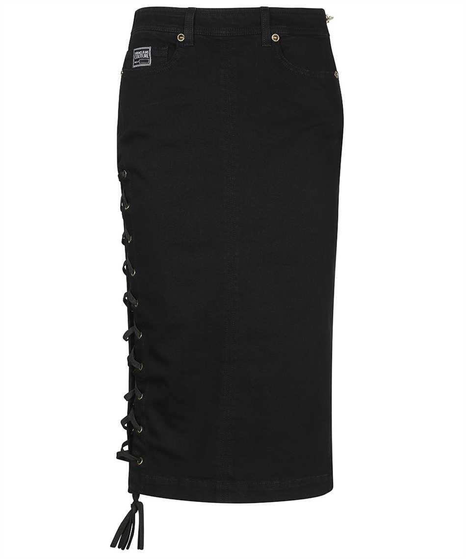 versace jeans couture denim skirt