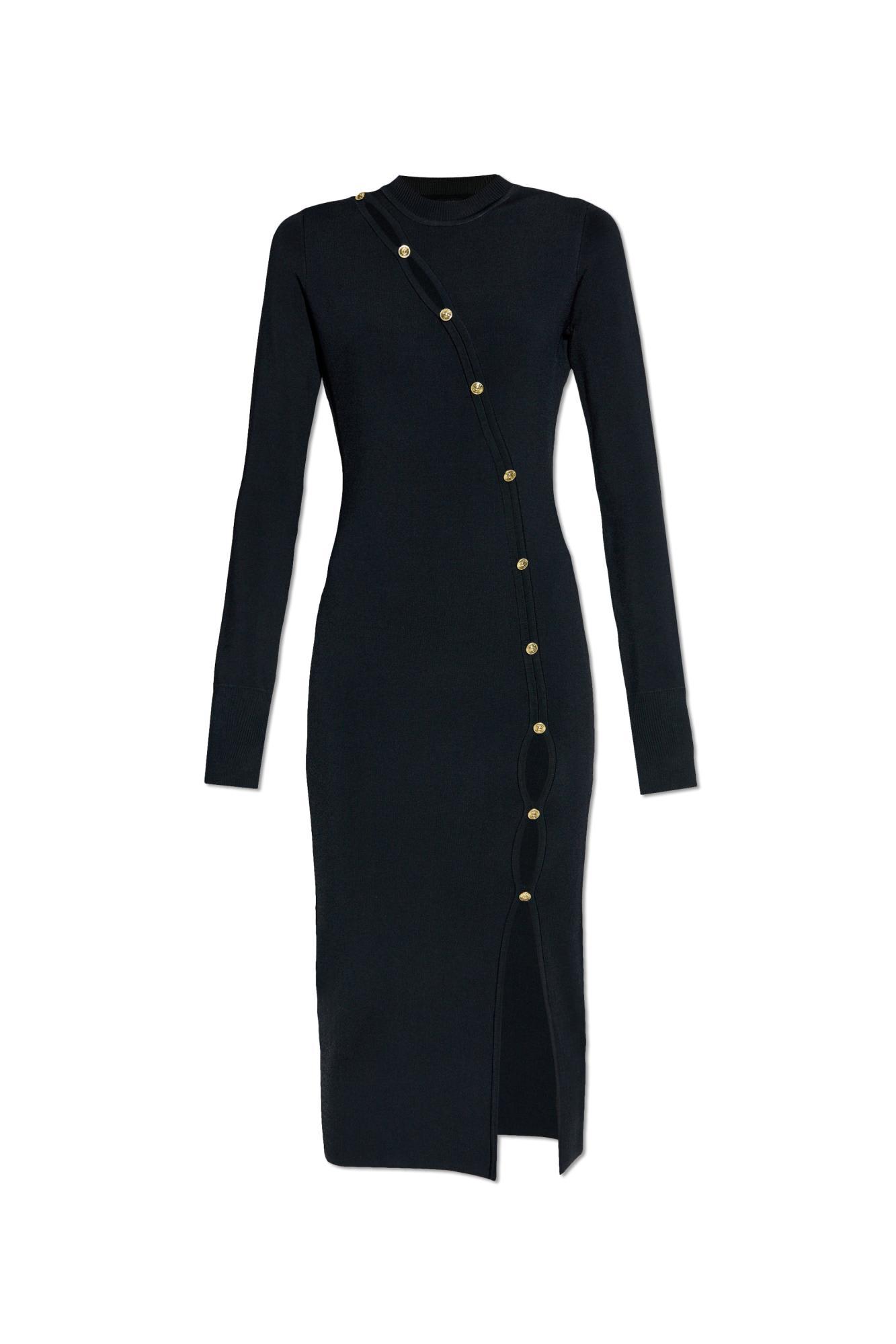 versace jeans couture dress with buttons