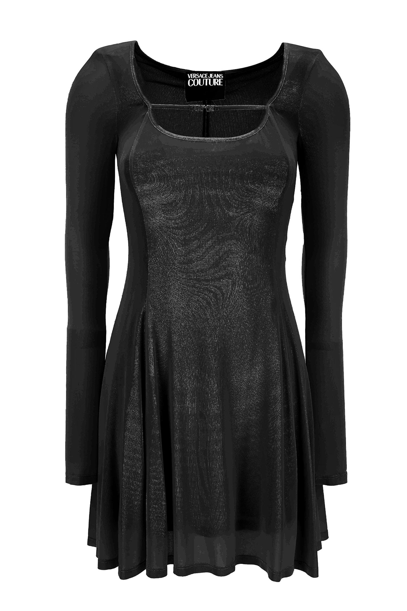 versace jeans couture dress with long sleeves