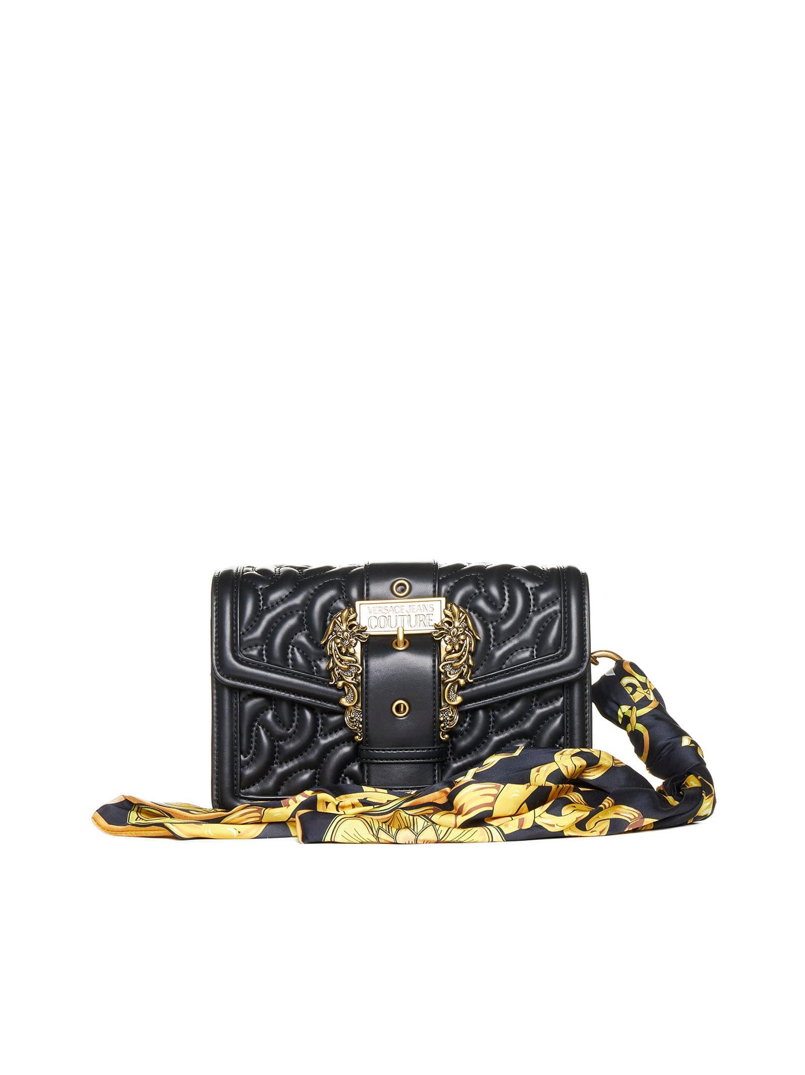 versace jeans couture drew baroque crossbody bag