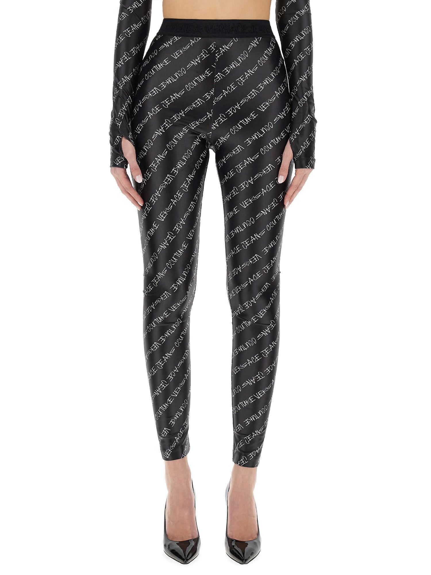 versace jeans couture leggings