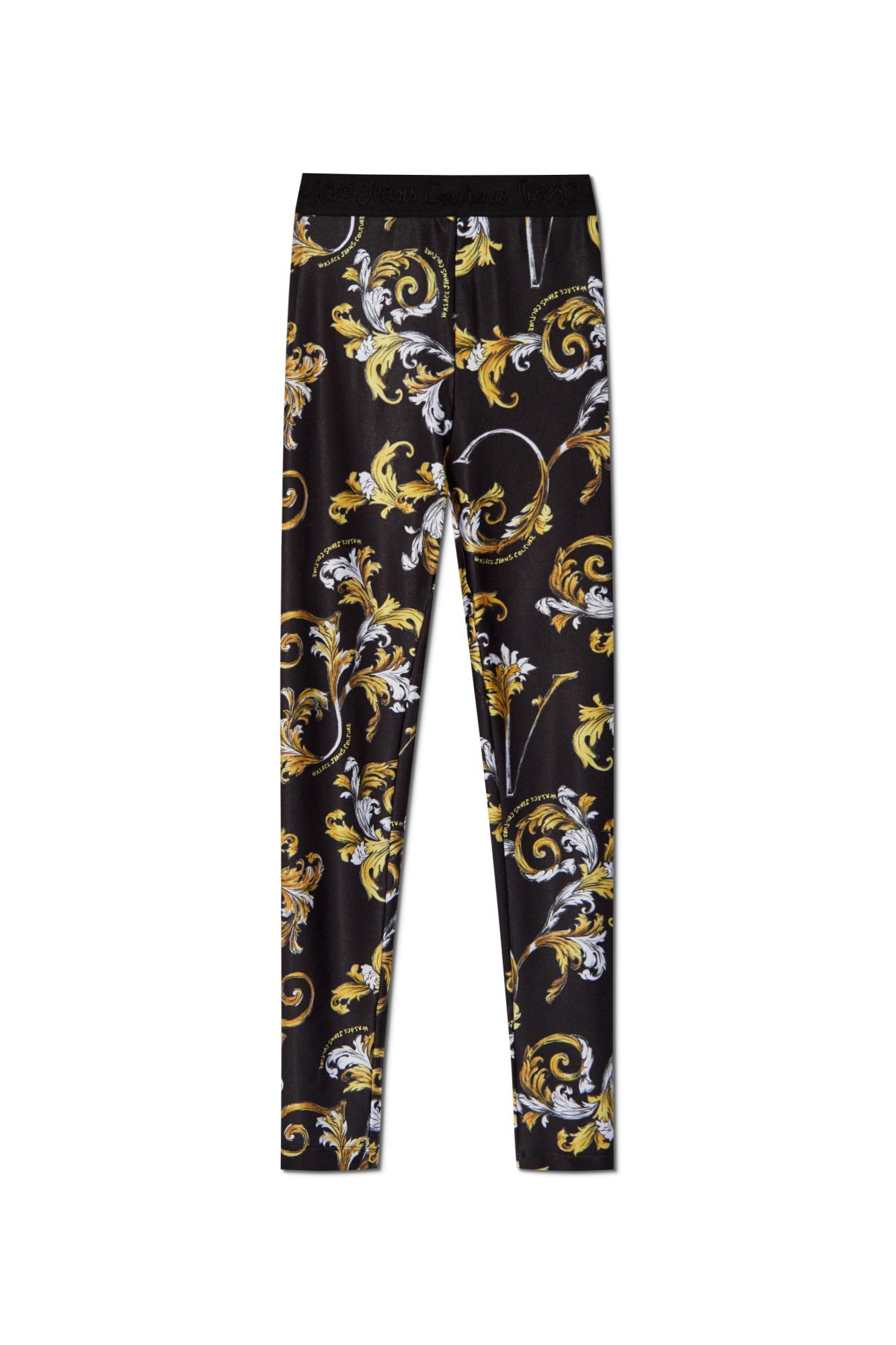 versace jeans couture leggings