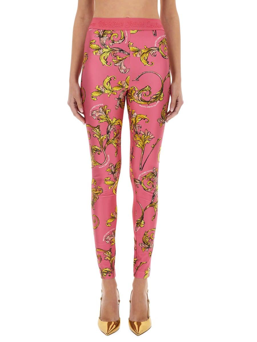 versace jeans couture leggings