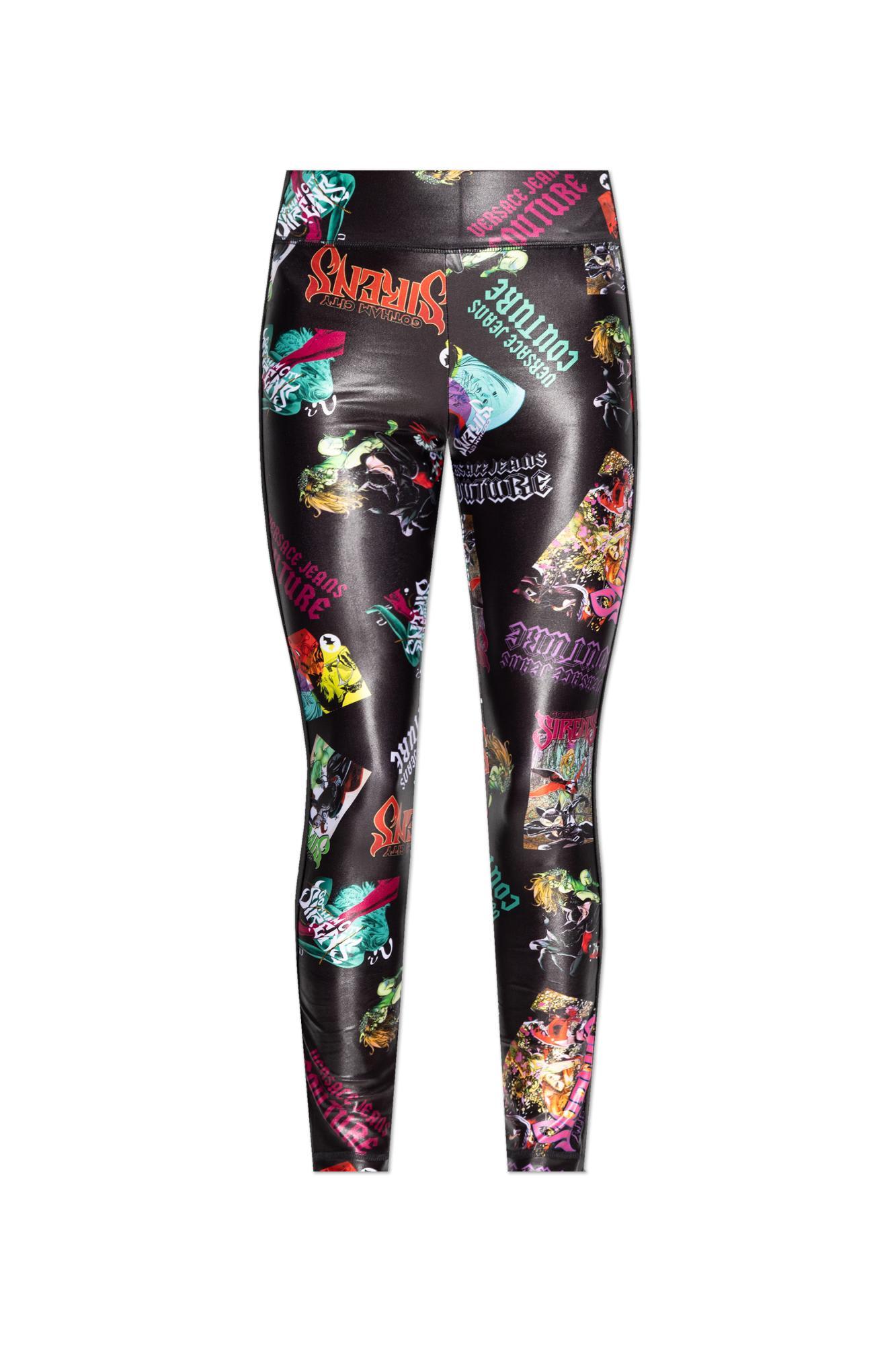 versace jeans couture leggings