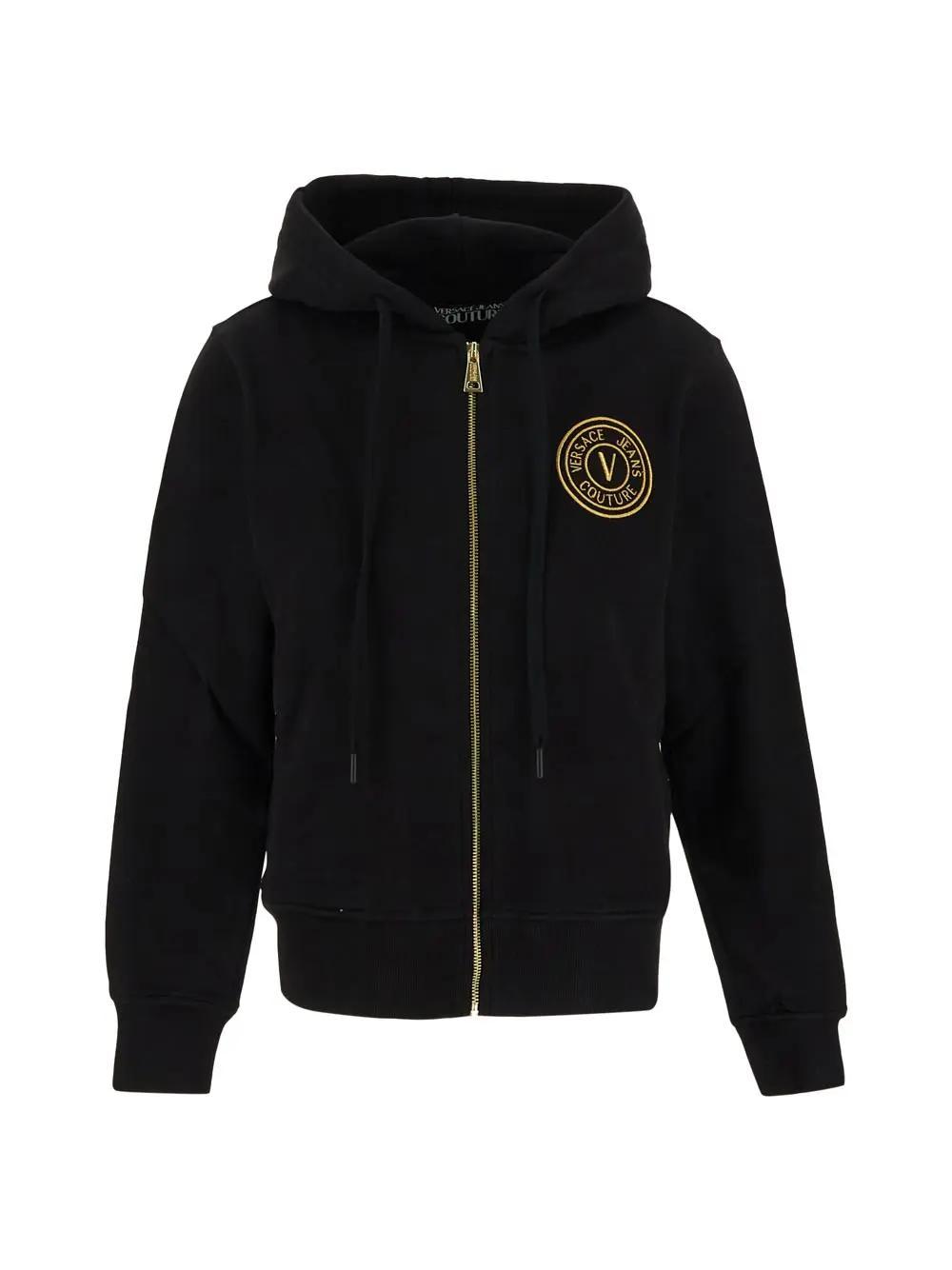 versace jeans couture logo hoodie