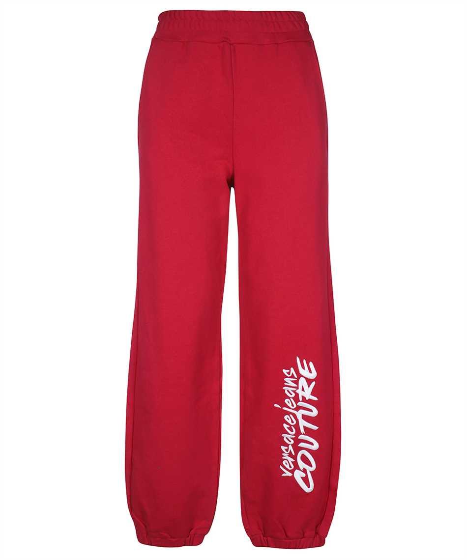 versace jeans couture logo print sweatpants