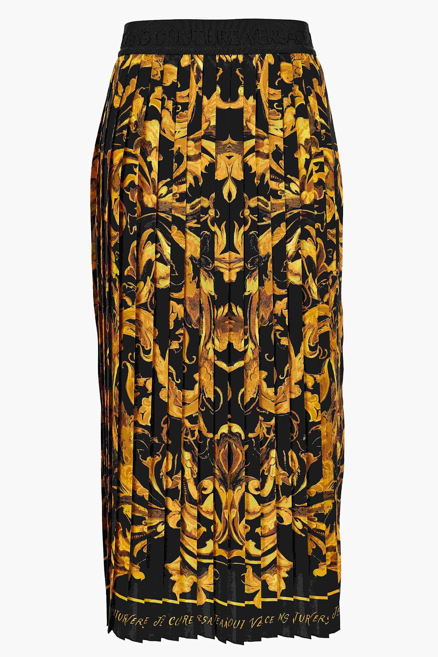 versace jeans couture long skirt