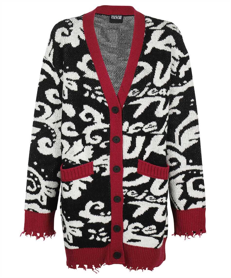 versace jeans couture maxi-cardigan