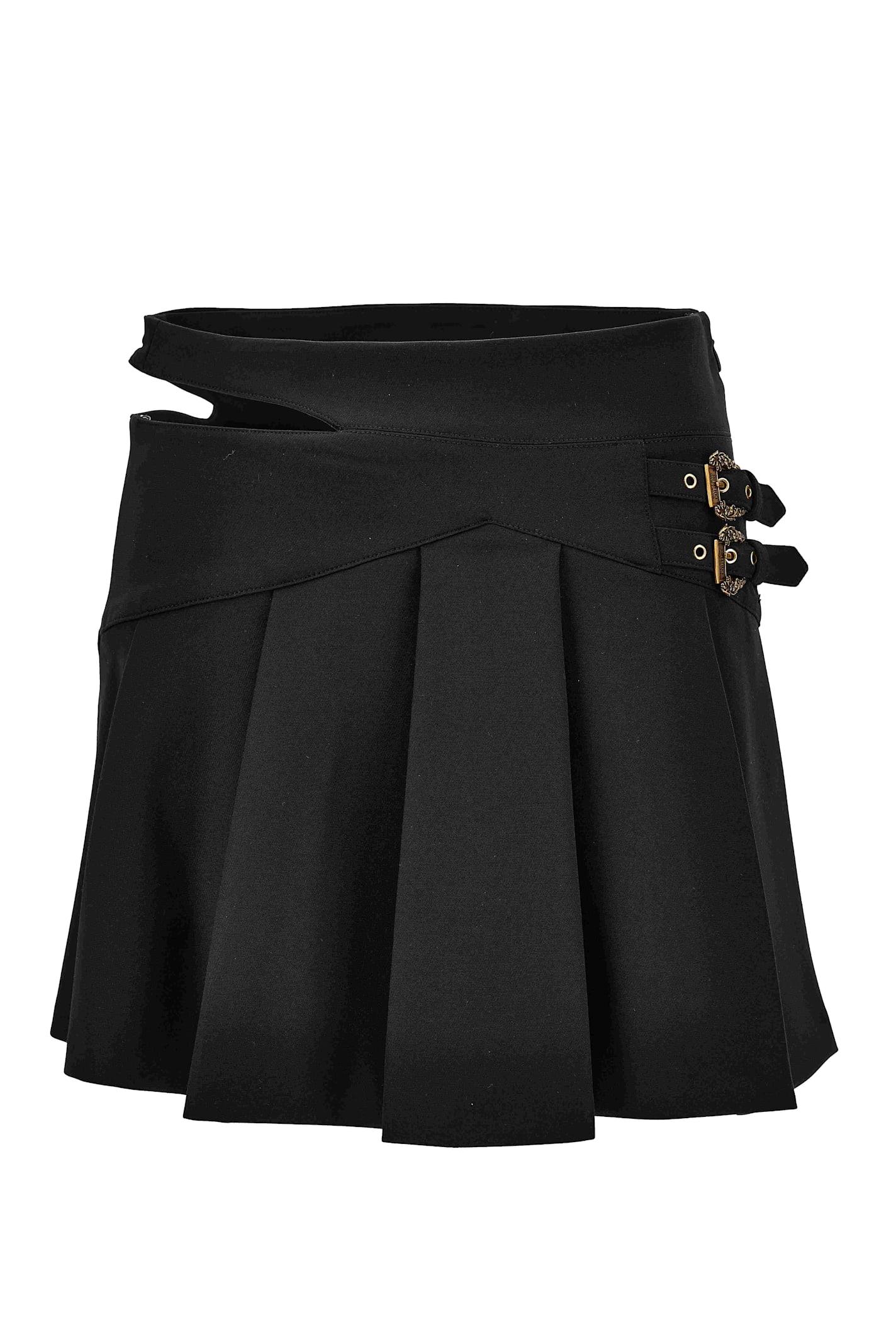 versace jeans couture mini-skirt with cut-out