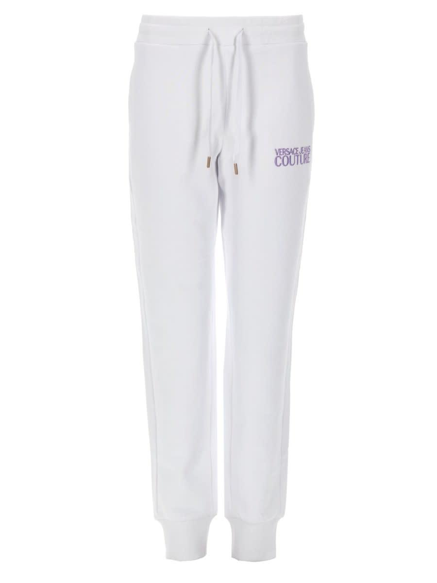 versace jeans couture pantalone jogging con logo