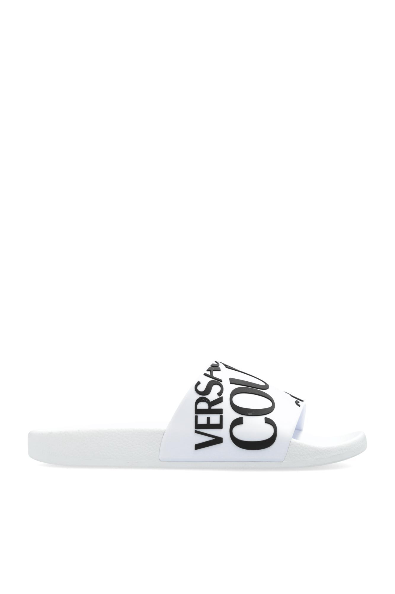 versace jeans couture pool slides