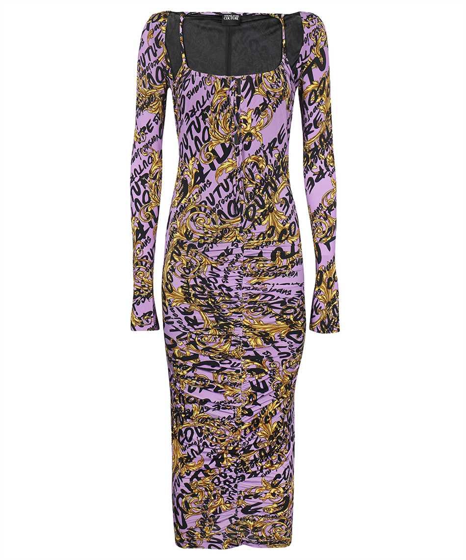 versace jeans couture printed dress