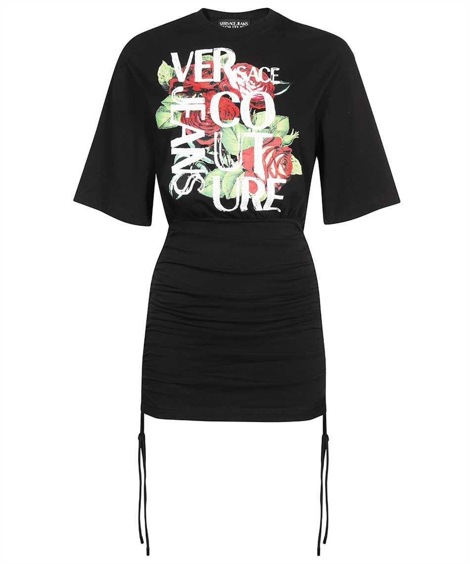 versace jeans couture printed mini dress