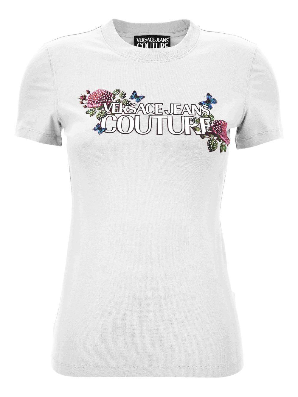 versace jeans couture printed t-shirt