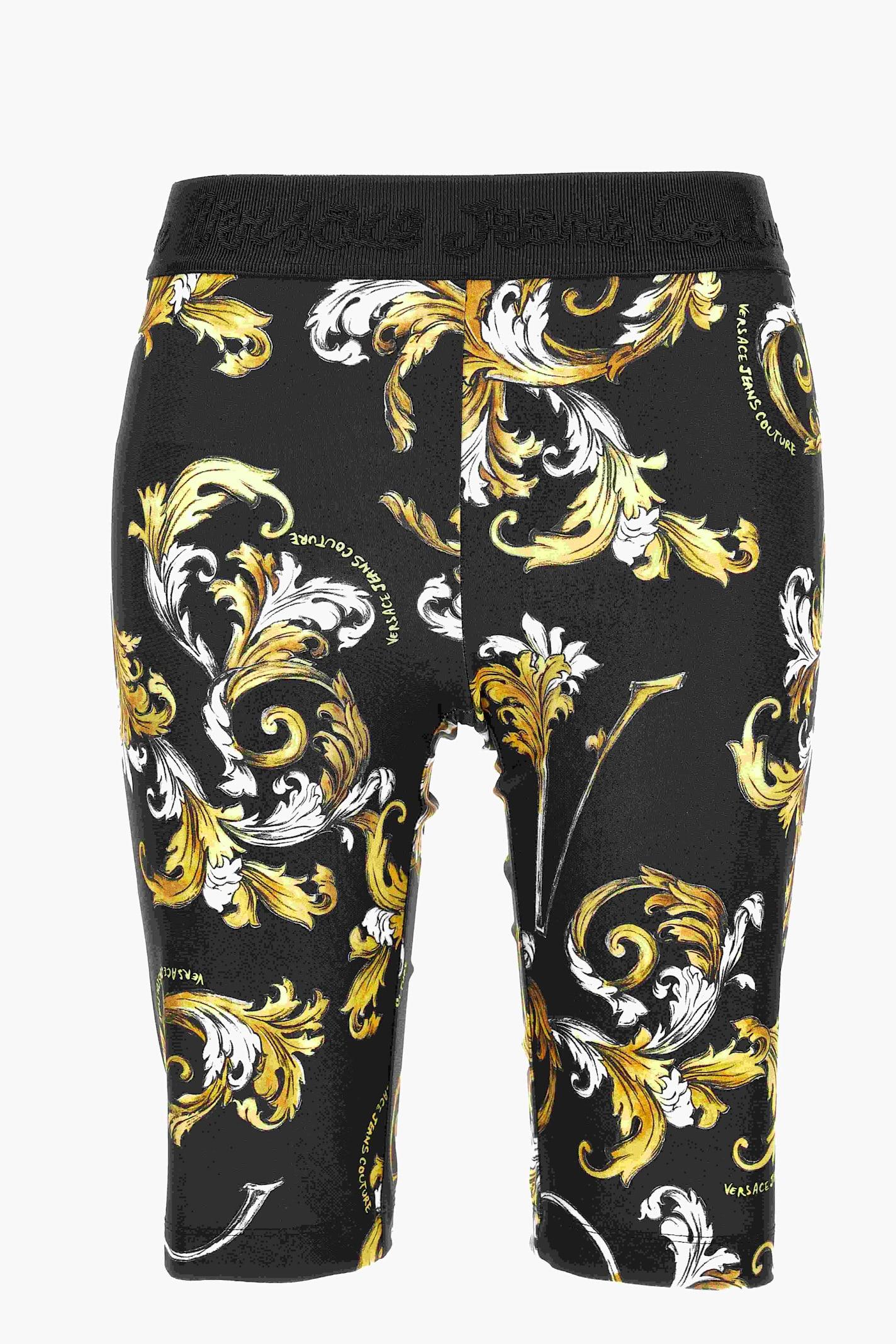 versace jeans couture short leggings