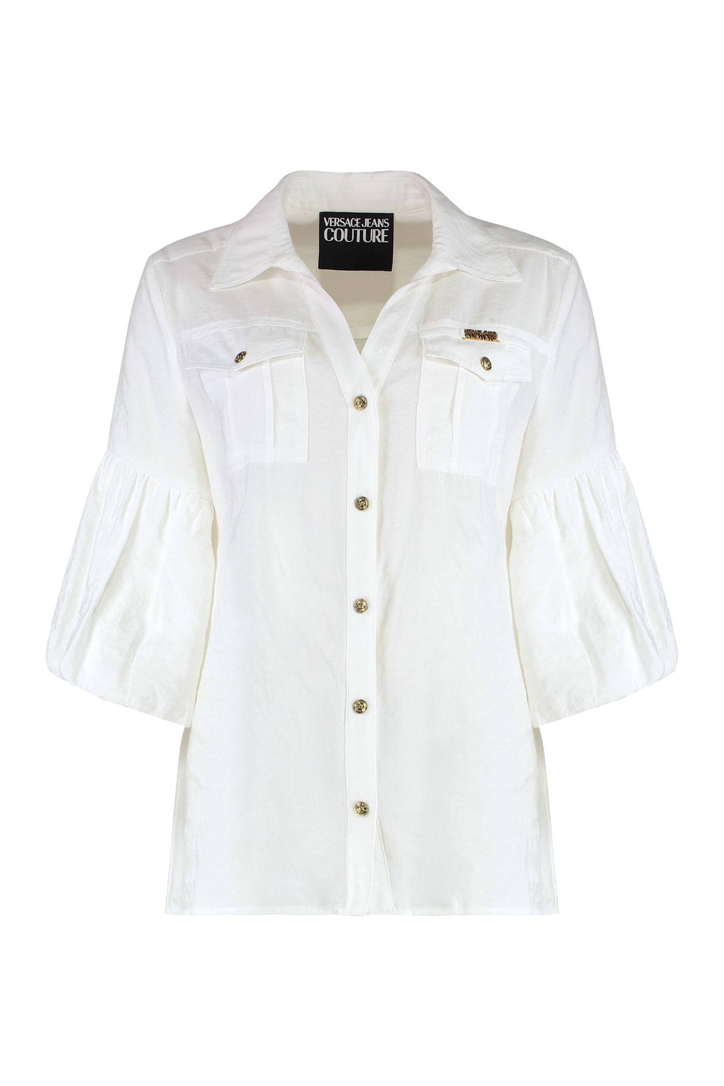 versace jeans couture short sleeve shirt