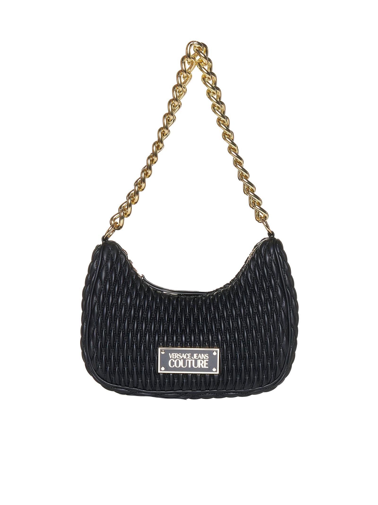 versace jeans couture shoulder bag with chain