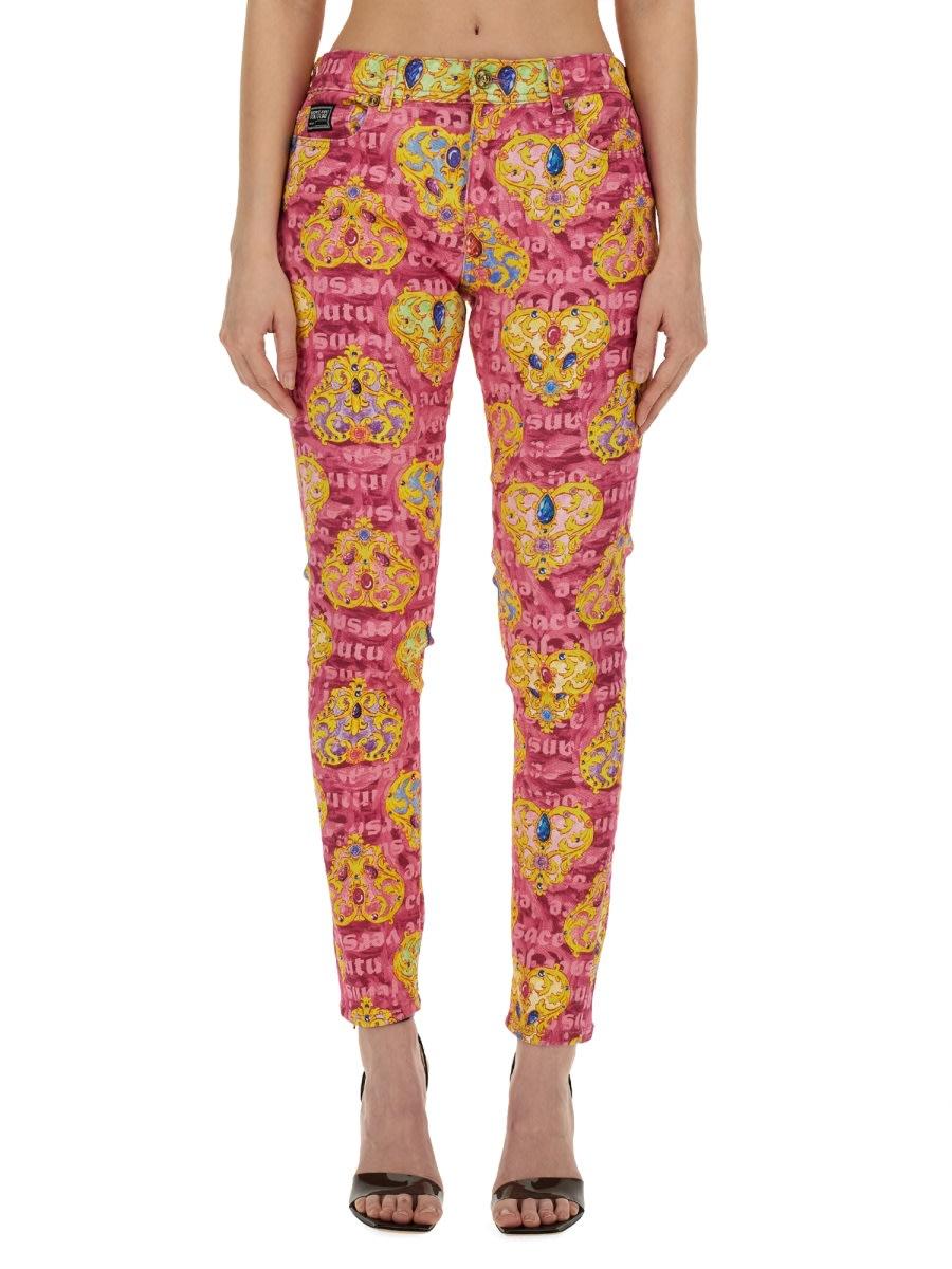 versace jeans couture skinny fit jeans