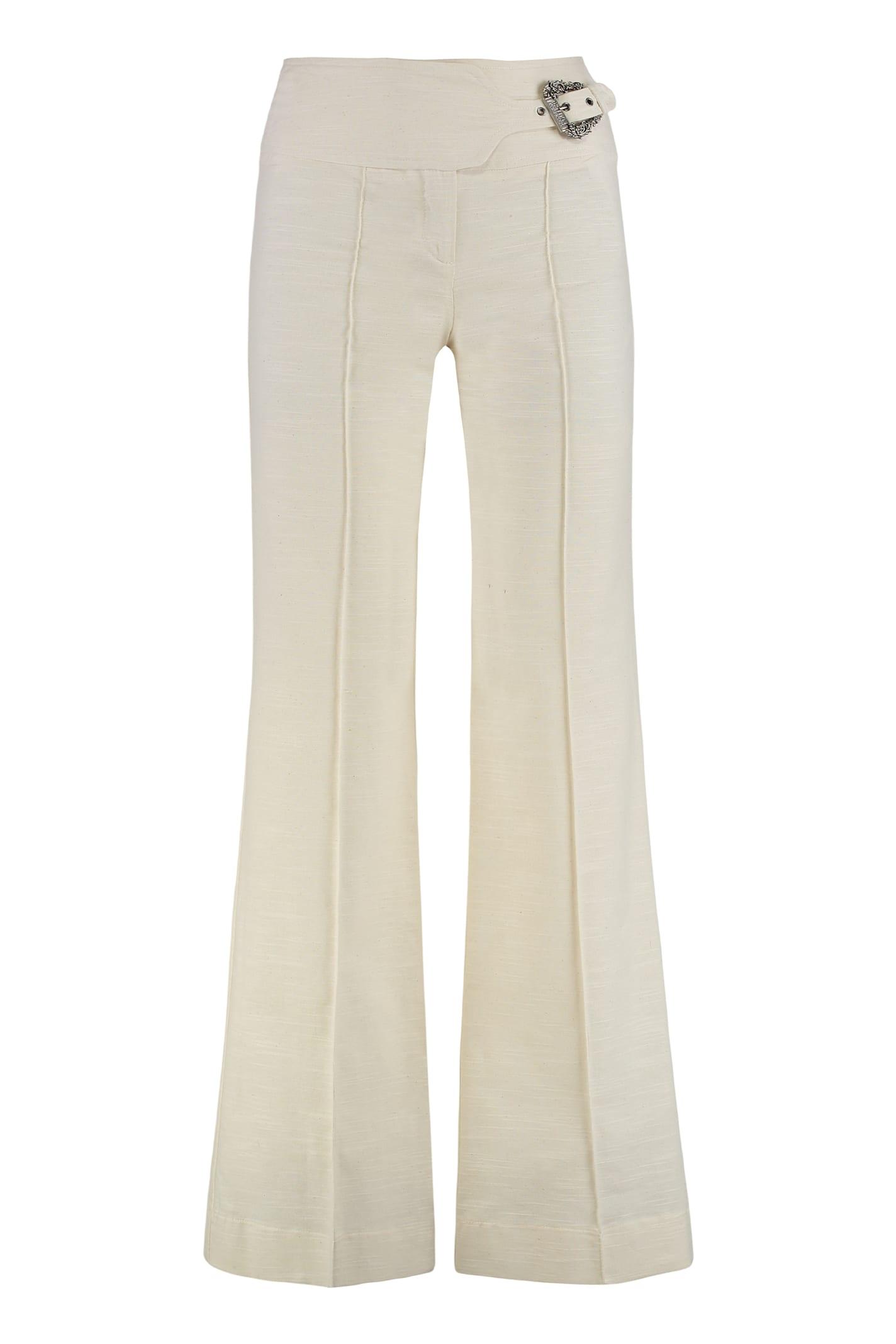 versace jeans couture straight-leg trousers