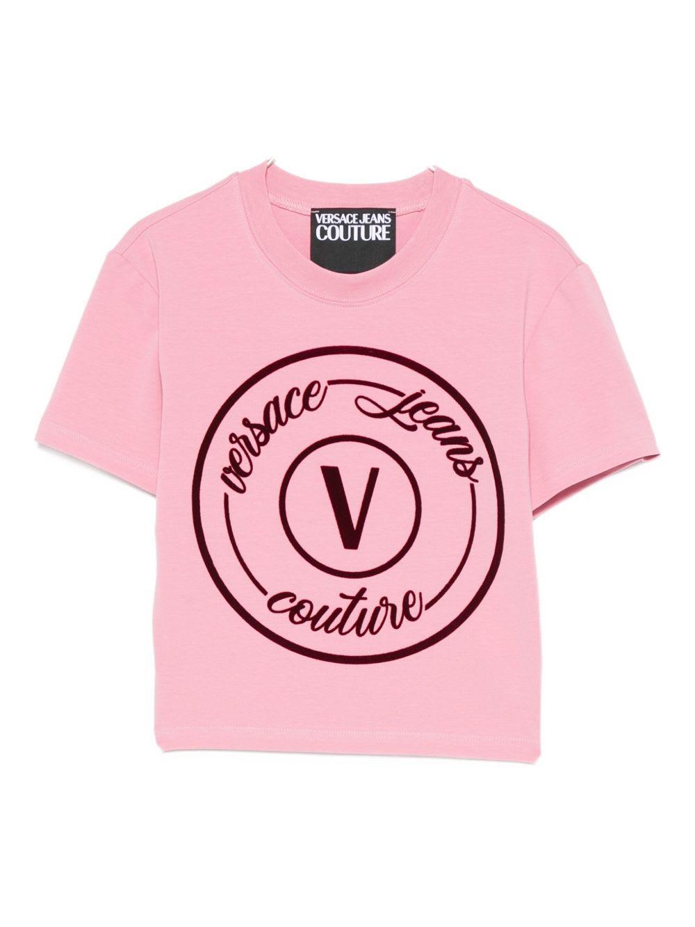 versace jeans couture t-shirt with applique