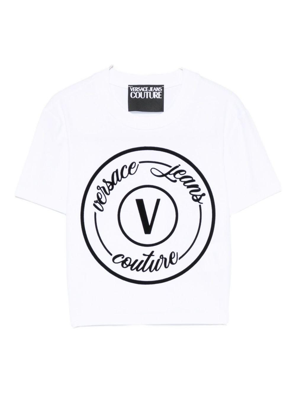 versace jeans couture t-shirt with applique