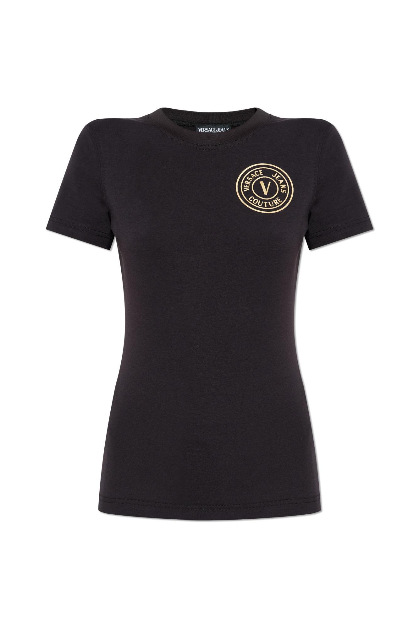 versace jeans couture t-shirt with logo