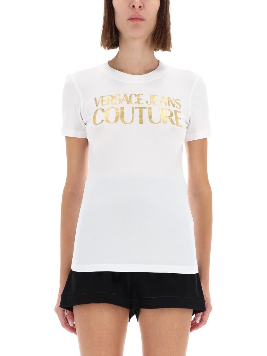 versace jeans couture t-shirt with logo