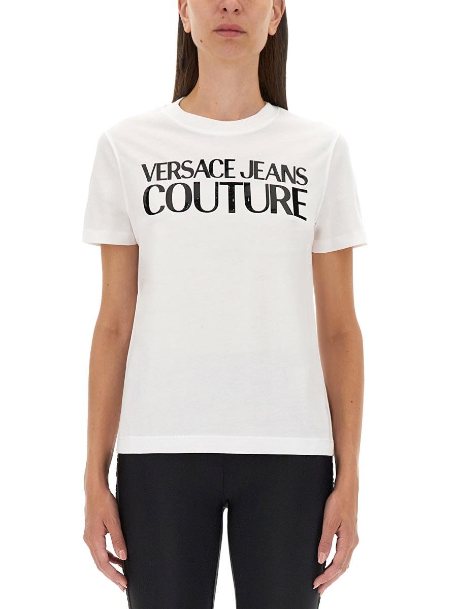 versace jeans couture t-shirt with logo