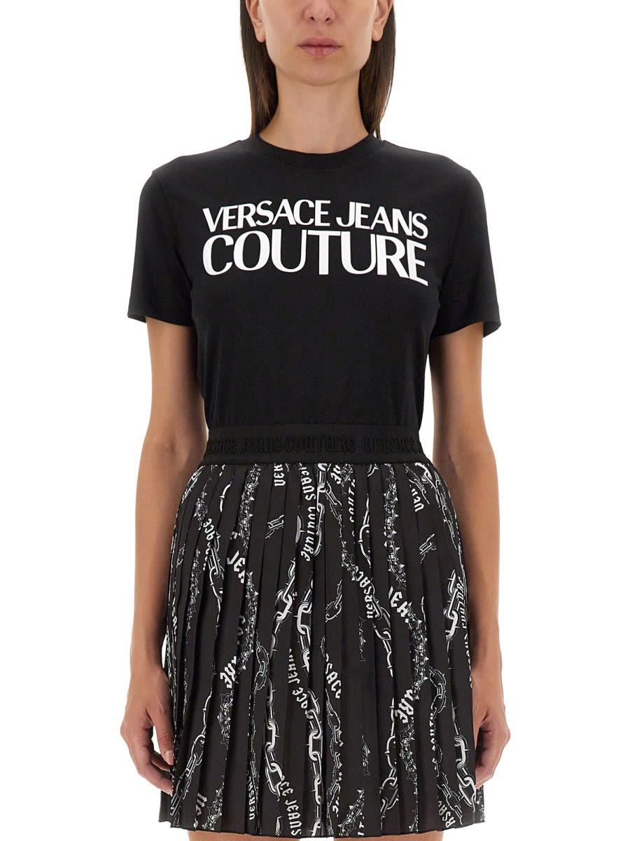 versace jeans couture t-shirt with logo