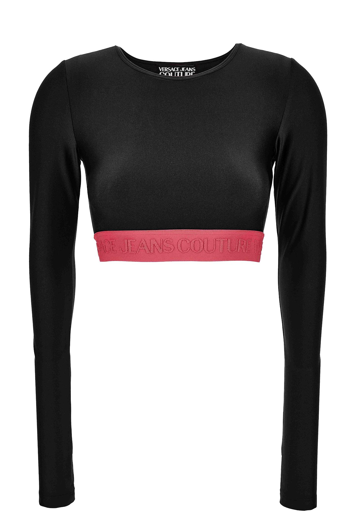 versace jeans couture top with long sleeves