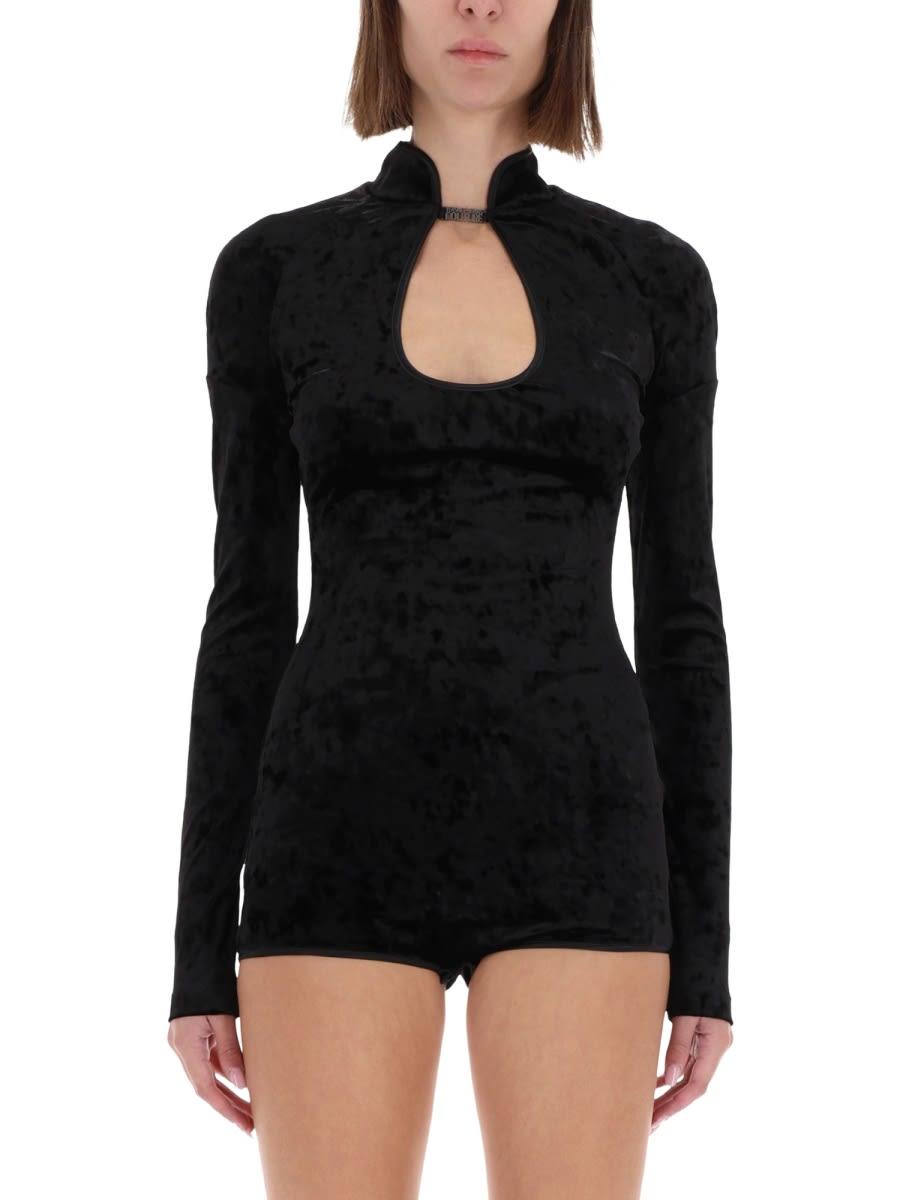 versace jeans couture velvety top body