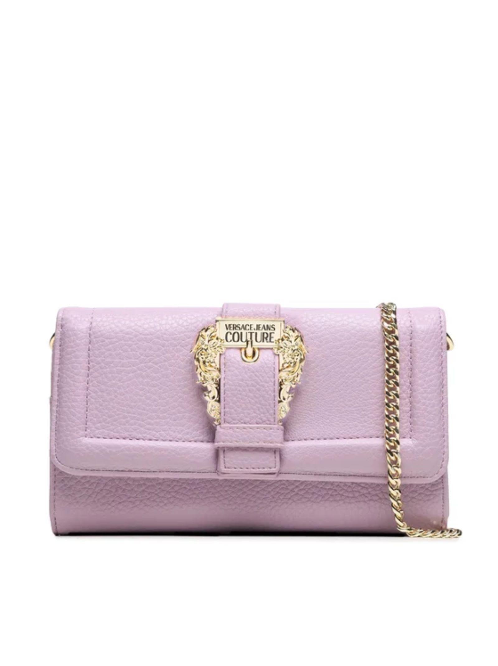 versace jeans couture wallet with chain